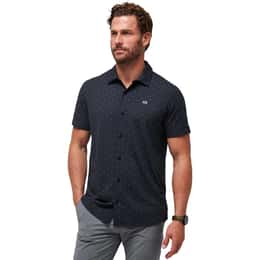 TravisMathew Men's Set A Course Button-Up Shirt