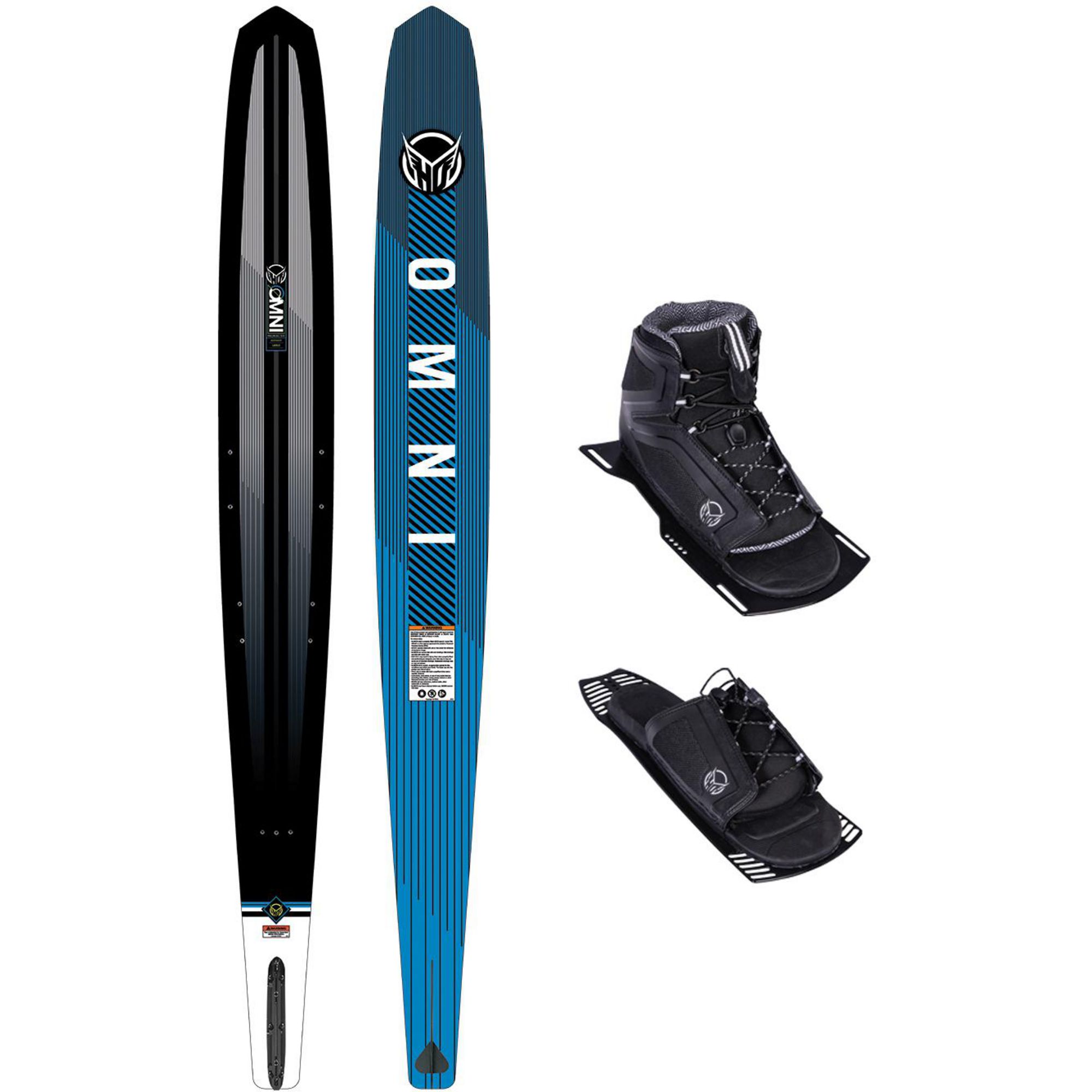 HO Sports Men's Omni Water Skis with Stance 110 Front Boot Bindings '24 -  00054065784337