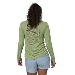 Patagonia Women's Capilene® Cool Daily Graphic Long Sleeve Shirt-Waters