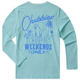 Chubbies Boys' Weekends Only Rashguard