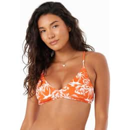 ROXY Women's Vacay Vibes Athletic Tri Bikini Top