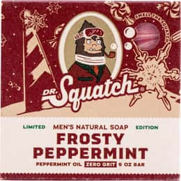 Dr Squatch Frosty Peppermint Bar Soap