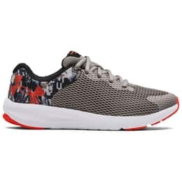 Under Armour Boy's UA Pursuit 2 Big Logo Print Running Shoes (Big Kids')