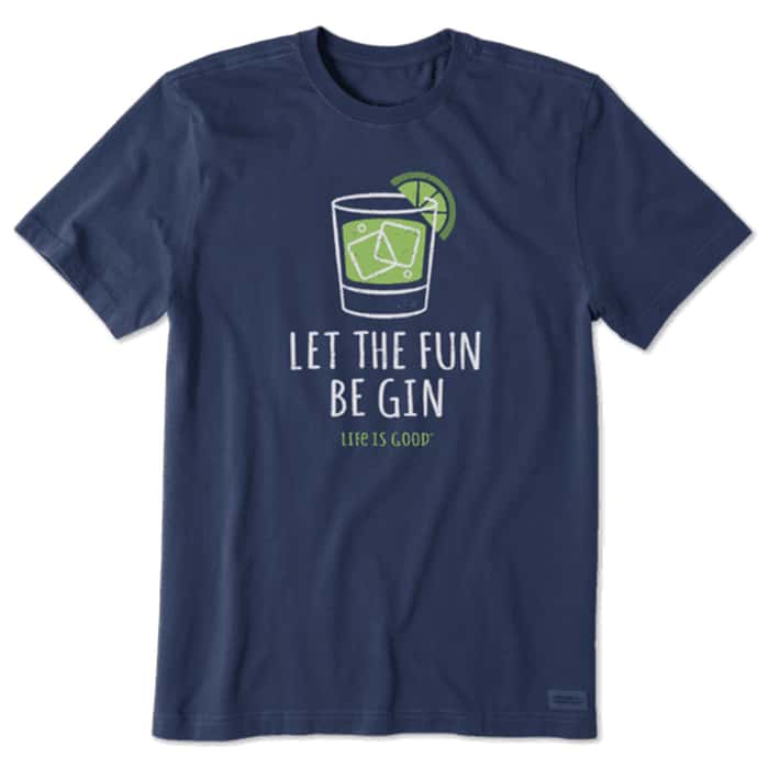 Life Is Good Men's Let the Fun Be Gin Crush