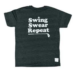 Original Retro Brand Men's Swing Swear Repeat Tri-Blend T Shirt