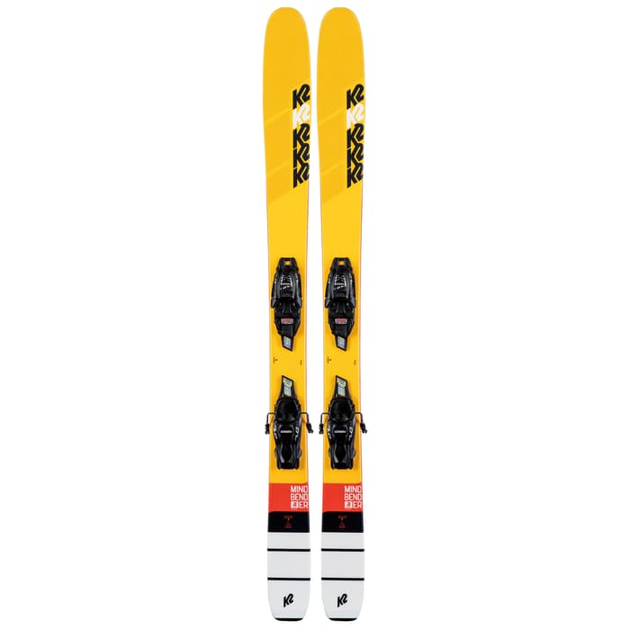 K2 Boy&#39;s Mindbender Jr. Skis with FDT 7.0 B