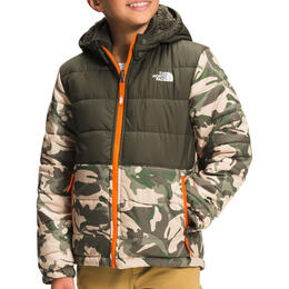 The North Face Boys' Printed Reversible Mount Chimbo Full Zip Hooded Jacket