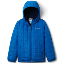 M&S Thinsulate™ Ski Mountain Print Hooded Fleece Lined Boys Winter Coat 