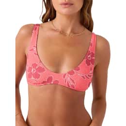 ROXY Women's Garden Twirl Scoop Bralette Bikini Top