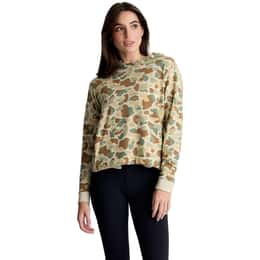 Free Fly Women's Bamboo Lightweight Fleece Cropped Hoodie