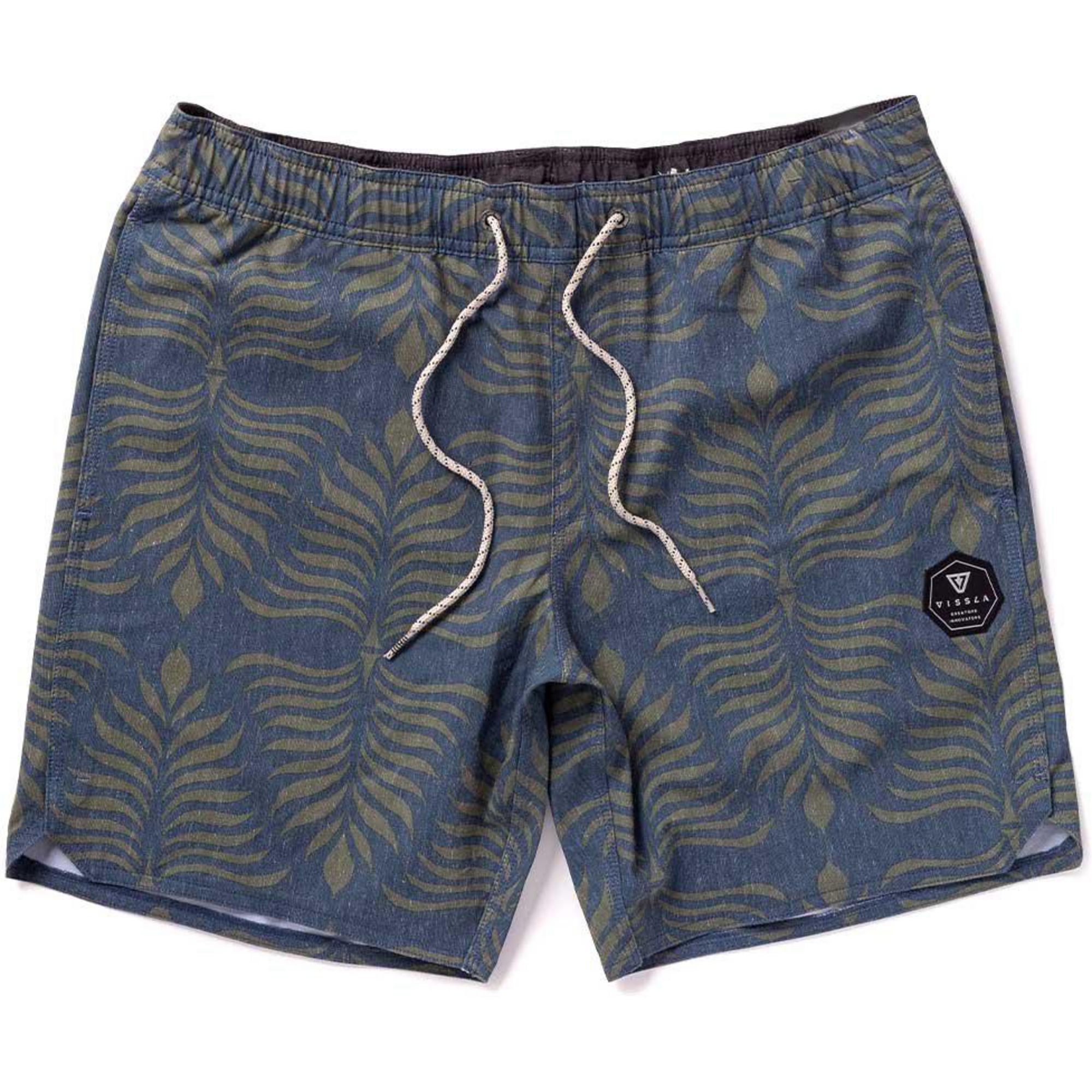 "Vissla Men's Island Impressions 165 Ecolastic Swim Trunks"