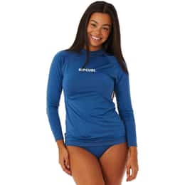 WOMEN'S RASH GUARDS Y810-4 ZIP BEACH LONG SLEEVE SURF SWIM SHIRTS + SHORTS  SET 