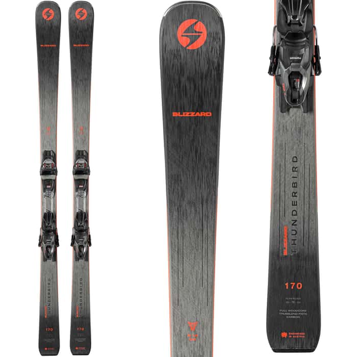 Blizzard Mens Thunderbird Sport R14 CA Skis with TPC 11 Bindings