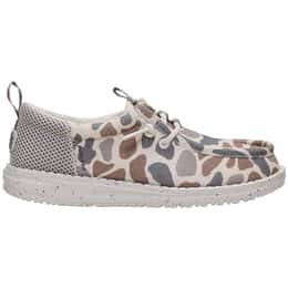 Hey Dude Kids' BURLEBO Wally Funk Deer Camo Shoes