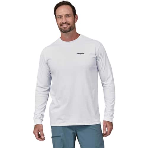 Patagonia Men's Patagonia Men's Long-Sleeved P-6 Logo Responsibili-Tee® T Shirt alt image view 2