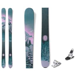 Nordica Women's Santa Ana 88 Snow Skis + Marker Squire 11 Ski Bindings Package '24