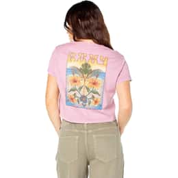 ROXY Women's Slow Dive Cropped T-shirt