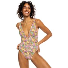 ROXY Women's All About Sol One Piece Swimsuit