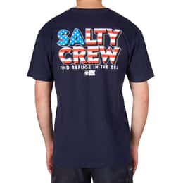 Salty Crew Men's Stars and Stripes Premium Short Sleeve T Shirt