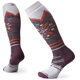 Smartwool Women's Full Cushion Mountain Snowflake Pattern Over The Calf Ski Socks