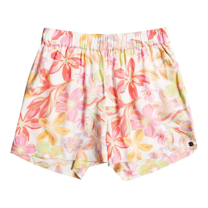 ROXY Girls' Blue Ocean Floor Shorts