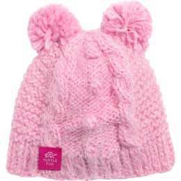 Turtle Fur Kids' Fluff Balls Beanie