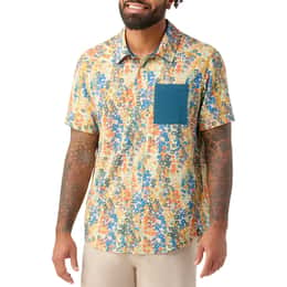 Smartwool Men's Printed Short Sleeve Button Down Shirt