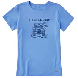 Life Is Good Women's Big Head Jake 4x4 Short Sleeve T Shirt