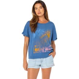 ROXY Women's Ride The Wave Short Sleeve T-Shirt