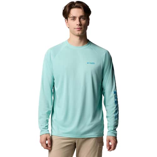 Columbia Men's PFG Terminal Tackle Heather Long Sleeve Shirt alt image view 0