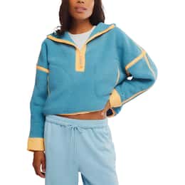 Free People Women's Mountain High Half Zip Fleece