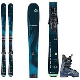 Blizzard Women's Black Pearl 82 Snow Skis + TP10 Bindings + Tecnica Women’s Mach Sport HV 75 W GripWalk Ski Boots Package '24
