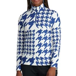 Spyder Women's Houndstooth Half Zip Pullover