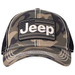 Jeep Men's Camo Flag Hat