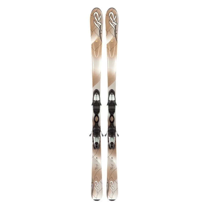 K2 Women's Supersmooth All Mountain Skis with ERP 10.0 Bindings '13 ...