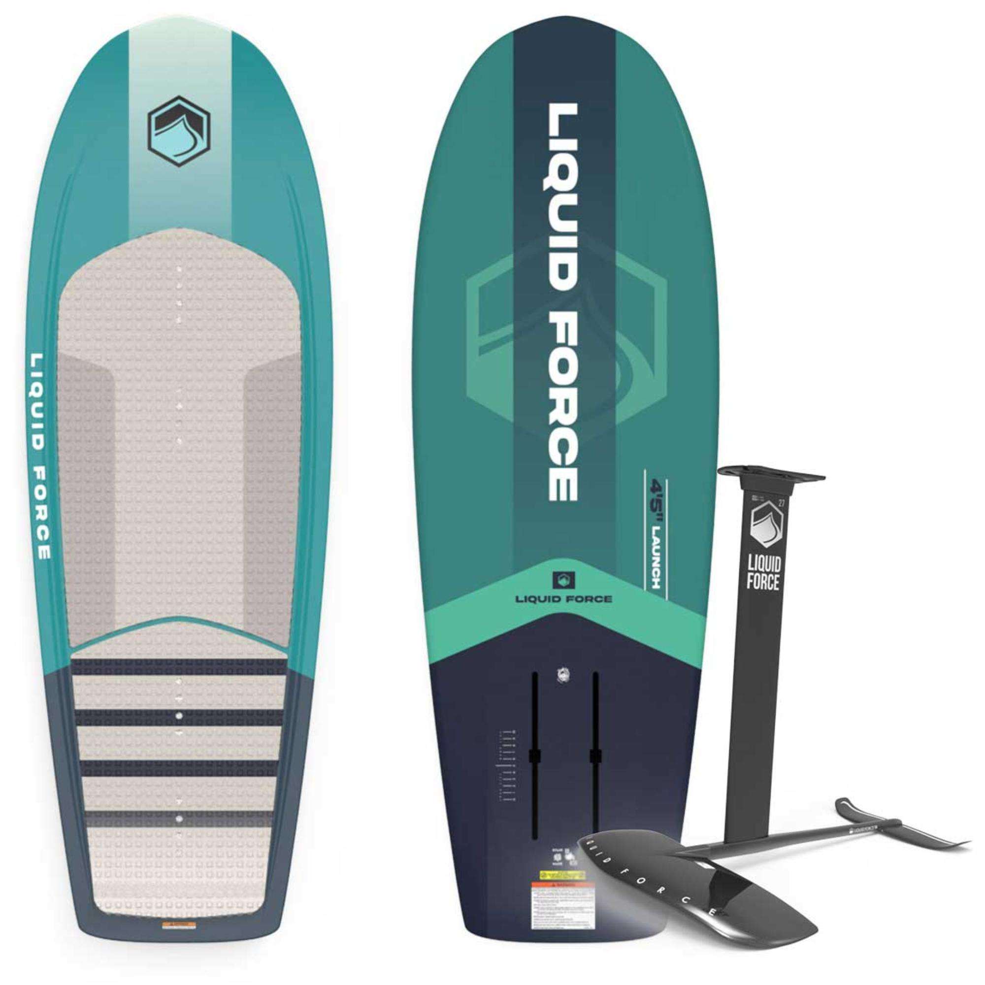 Liquid Force Launch Wake Foil Board with Flite 120 Foil Set '26