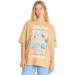 Billabong Women's Salty Since Short Sleeve T-Shirt