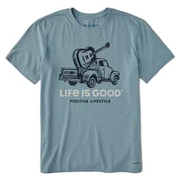 Life Is Good Men's Music Truck Crusher T Shirt