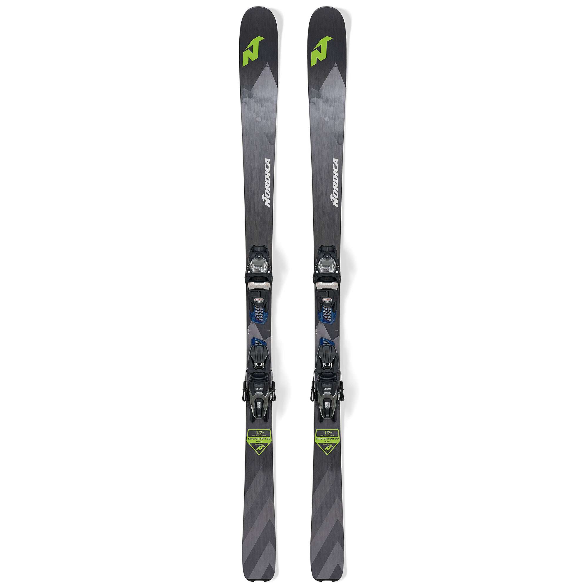 Nordica Men's Navigator 80 CA Skis with TP2 Compact 10 Bindings '20