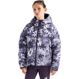 The North Face Girls' Hydrenalite Down Hooded Print Jacket