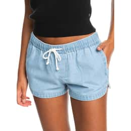 ROXY APPAREL Women's New Impossible Denim Mid Short