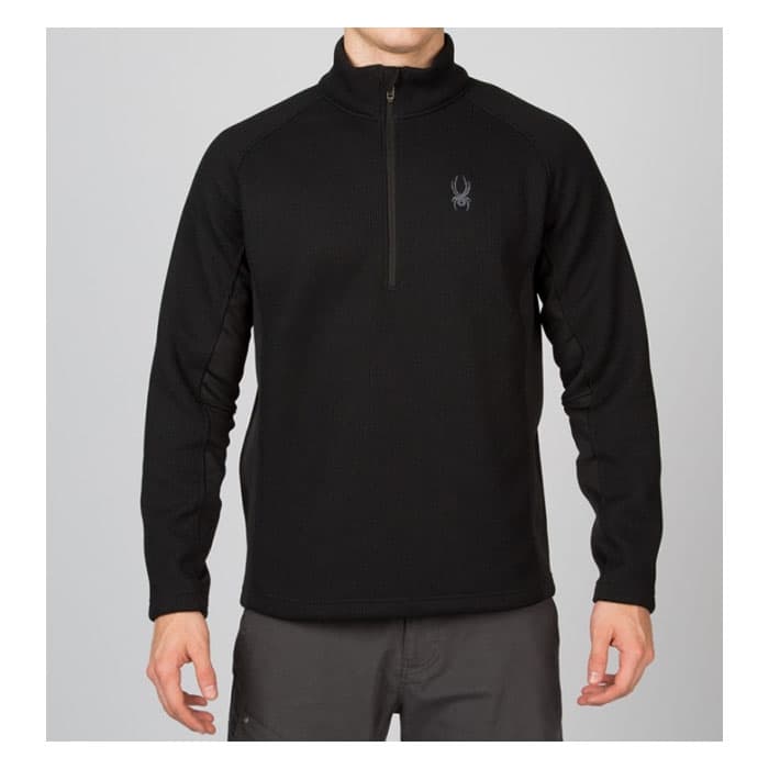 spyder men's half zip