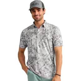Huk Men's KC Print Pursuit Performance Polo Shirt