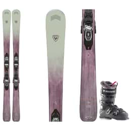 Rossignol Women's Experience W 78 CA Snow Skis + XP10 Bindings + Pure Elite 70 On Piste Ski Boots Package '24