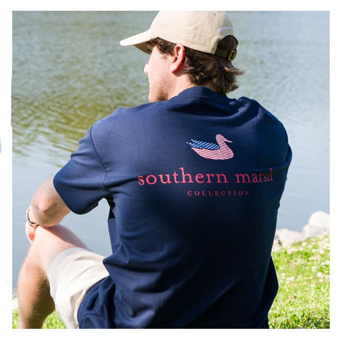 Southern Marsh Men's Authentic Flag Tee Shirt - Sun & Ski Sports