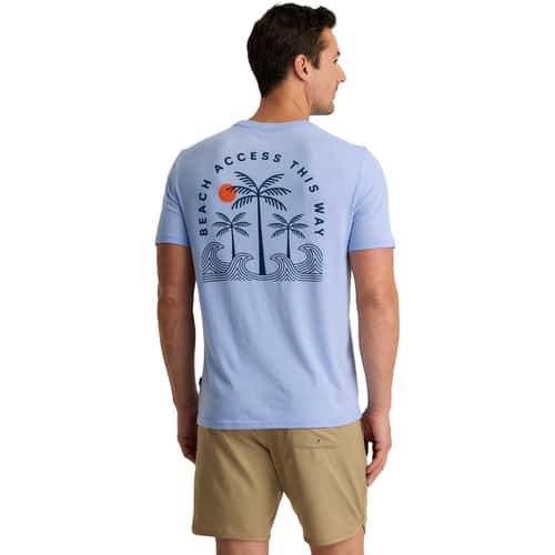 Free Fly Men's Beach Access T Shirt alt image view 0
