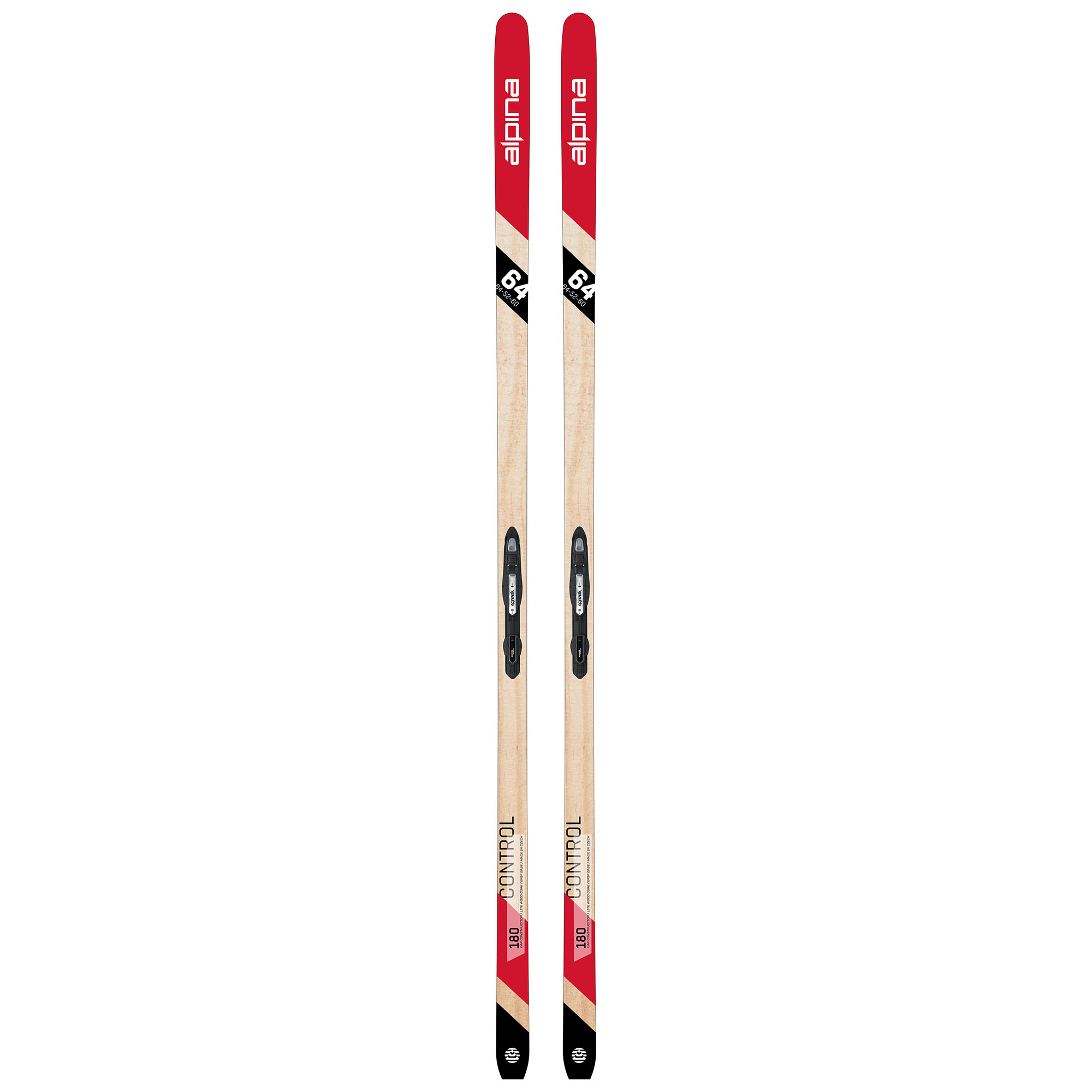 Alpina Control 64 Cross Country Skis with Touring Auto Bindings