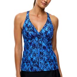 Next By Athena Women's Open Ocean Lunge Tankini Swim Top