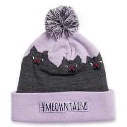 Turtle Fur Kids' #Meowntains Pom Beanie