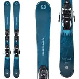 Blizzard Girls' Sheeva Twin Jr Skis with Jr WB 4.5 Bindings '24